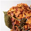 Dekoratiivne lill Hydrangea, oranž/roheline, H74cm