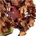 Dekoratiivne lill Hydrangea, punane/oranž, H74cm