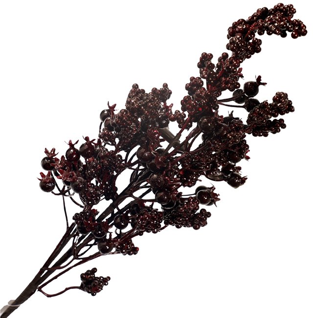 Dekoratiivne taim Black berry spray, H62cm