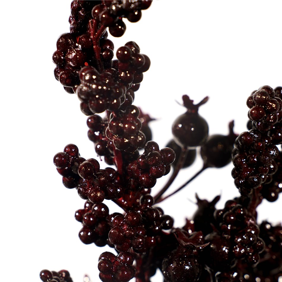 Dekoratiivne taim Black berry spray, H62cm
