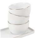 Appetizer set 3, H7x31x10.5cm, bowl H5.6xD9.5cm