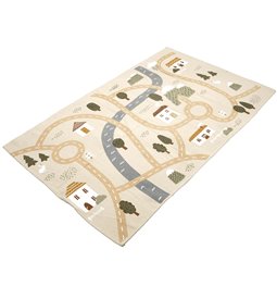 Kids carpet Road map, 100x150cm