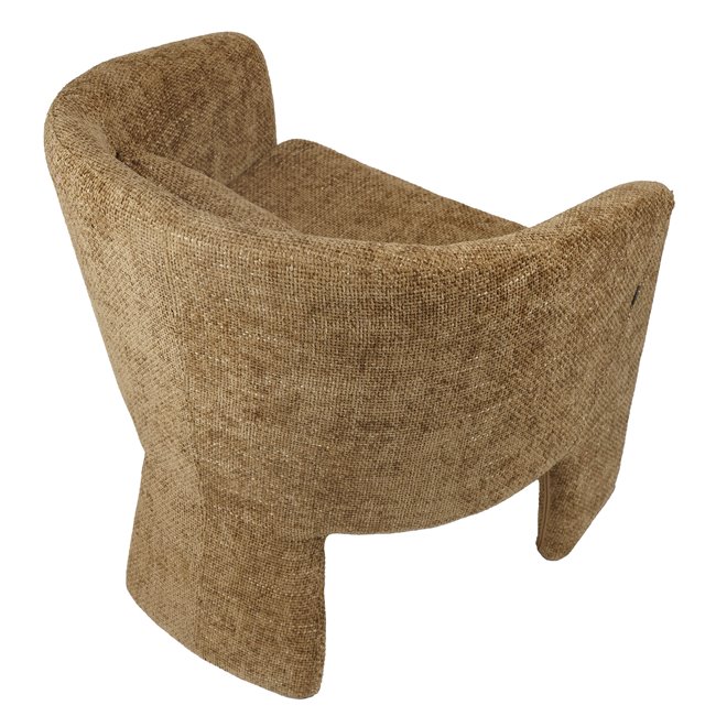 Armchair Jonita, brown color, H79x70x64cm, seat H42cm