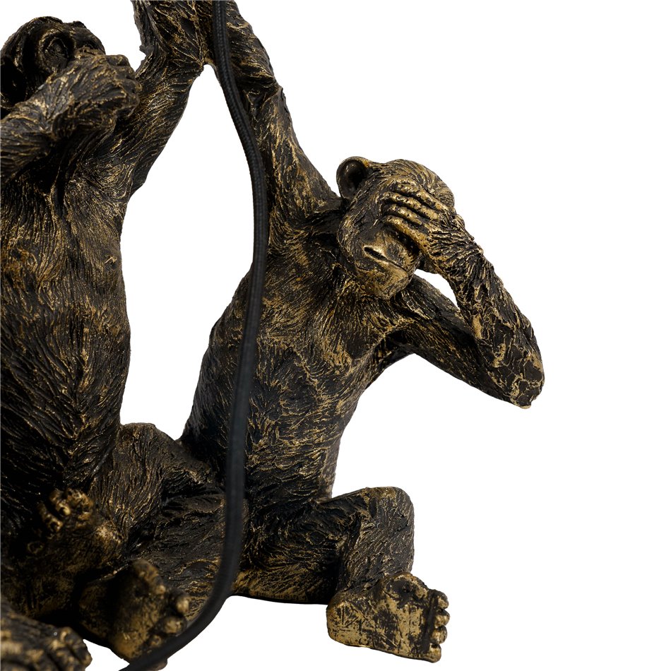 Настольная лампа Three monkeys, H29.5x16x27.5cm