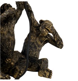 Table lamp Three monkeys, H29.5x16x27.5cm