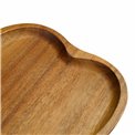 Acacia wood plate Foalow, 32x20xH2cm