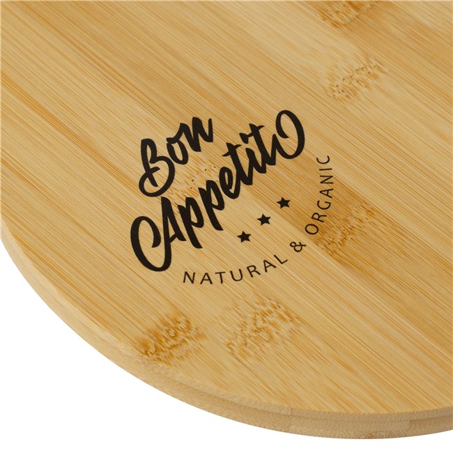Бамбуковый поднос Bon Apeti, D23x2.6cm