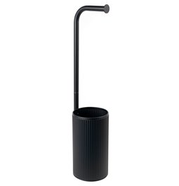 Держатель для туалетной бумаги Ardoise Onyx, черный цвет, D3,5xH64,7cm