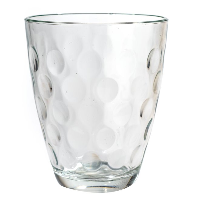Glass Dots Rocks, H10.5x9cm, 350ml