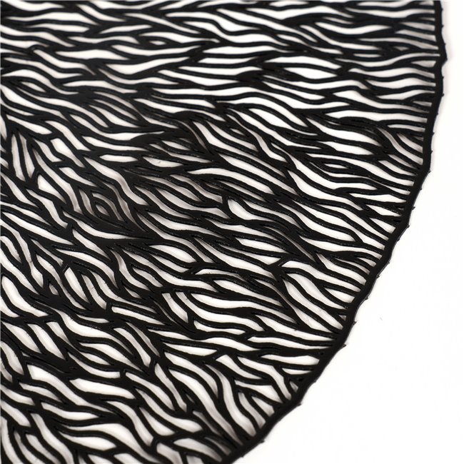 Салфетка под приборы Ramsi, черный цвет, D38cm