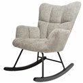 Rocking chair Arburg, grey, 67.5x94x106cm