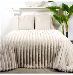 Voodikate Jorens, beež, 160x220cm