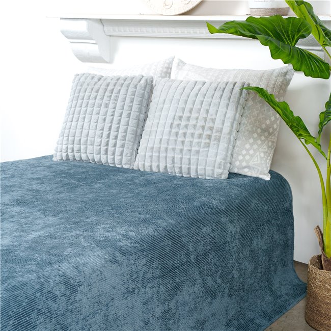 Bed cover Justin, velvet, 220x240cm