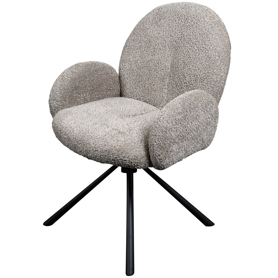 Dinning chair Lanciano, beige, 62x65x85cm