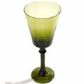 Wine glass Sepino, green, 220ml, H22cm, D9cm