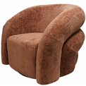 Swivel chair Vally, caramel 500, 87x89x72cm