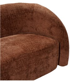 2 seater sofa Vally, caramel 500, 177x89x72cm