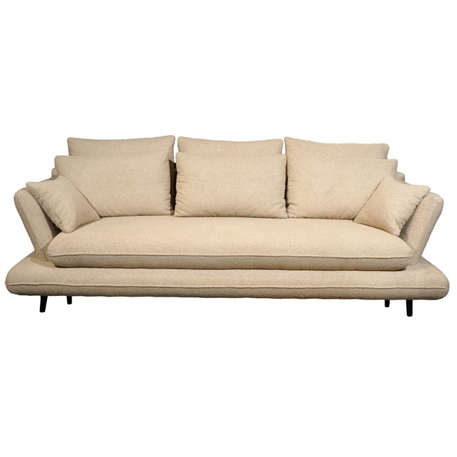 Sofa Wemonte, extendable, H90x242x110cm seat height 49cm
