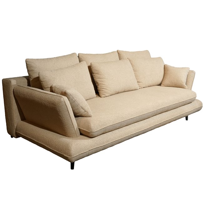 Sofa Wemonte, extendable, H90x242x110cm seat height 49cm
