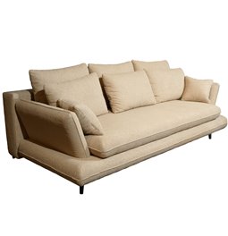 Sofa Wemonte, extendable, H90x242x110cm seat height 49cm