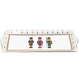 Serving platter Nutcracker, porcelain, 35x15cm