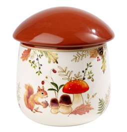 Jar Autumn Breeze, porcelain, D11xH15cm