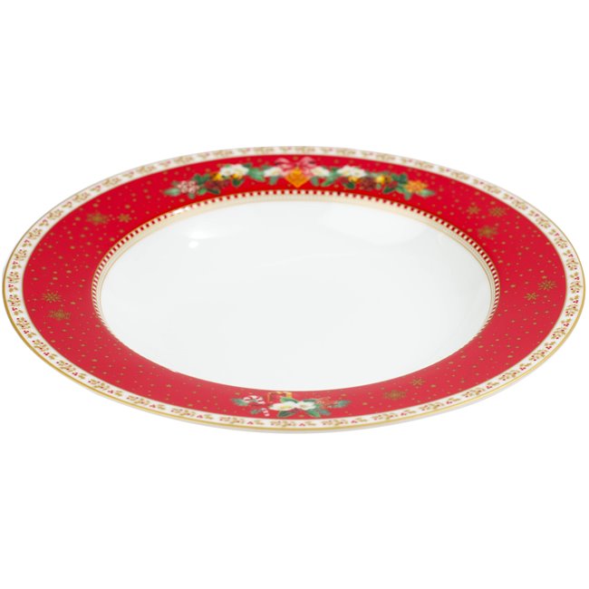 Soup plate CHRISTMAS MEMORIES, porcelain, D21.5cm