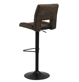 Bar stool Asylva, anthracite Preston 96, H115x41.5x52cm