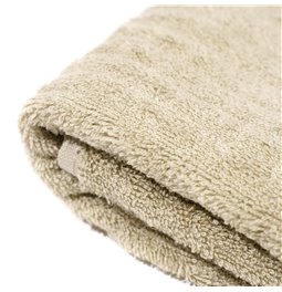 Bamboo towel Stripe, 70x140cm, sage, 550g/m2