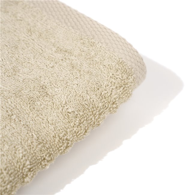 Bamboo towel Stripe, 70x140cm, sage, 550g/m2