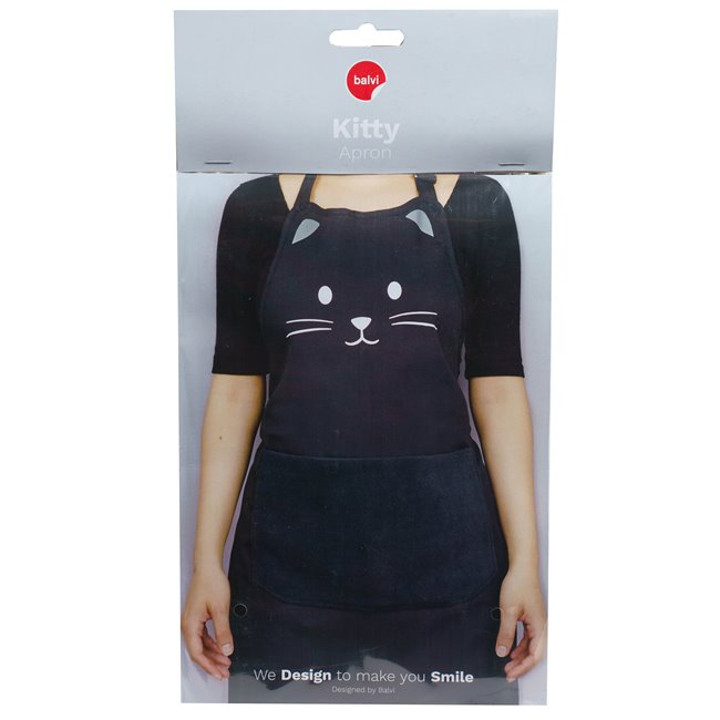 Фартук Kitty, черный, 78x52см