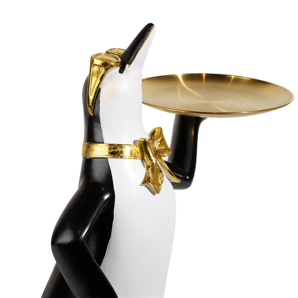 Dekoratiivkuju Penguin koos salvega, 59x32x23cm