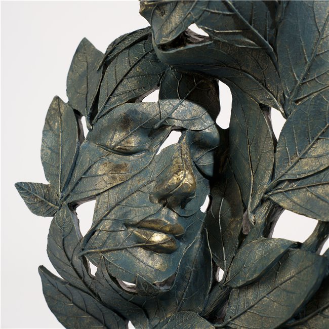 Декоративная фигура Pair with leaves, 38.6x22x11.3cm