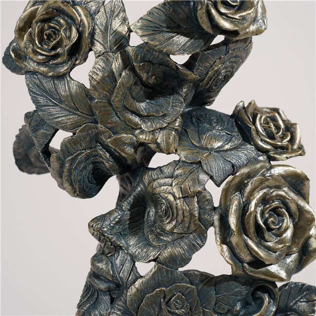 Декоративная фигура Pair with roses, 39.8x19.5x11cm