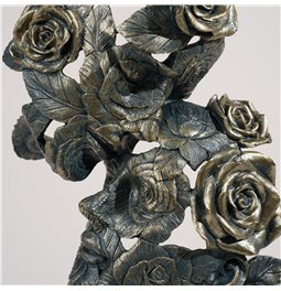 Dekoratiivkuju Pair with roses, 39.8x19.5x11cm