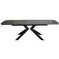 Extendable dining table Rigena 018, sintered stone/metal, 160-240x90cm H75cm