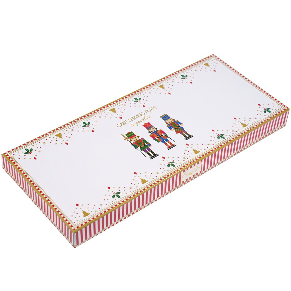 Serveerimistaldrik Pähklipureja, portselan, 35x15cm