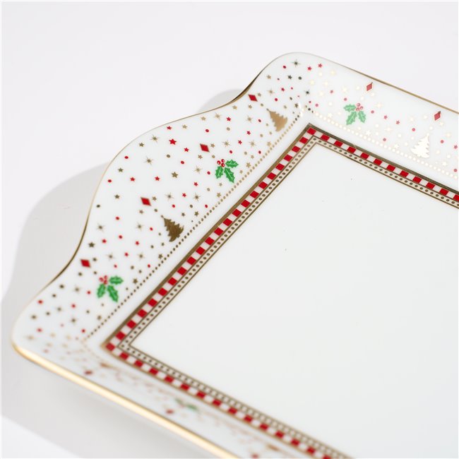 Serveerimistaldrik Pähklipureja, portselan, 35x15cm