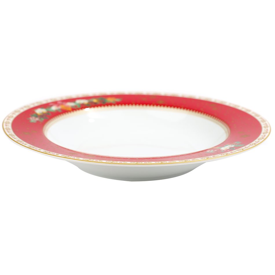 Суповая тарелка РОЖДЕСТВЕНСКИЕ ВОСПОМИНАНИЯ, D21,5см