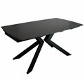 Extendable dining table Rigena 018, sintered stone/metal, 160-240x90cm H75cm