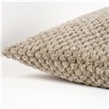 Decorative pillowcase Vivaldi, taupe, 60x60cm