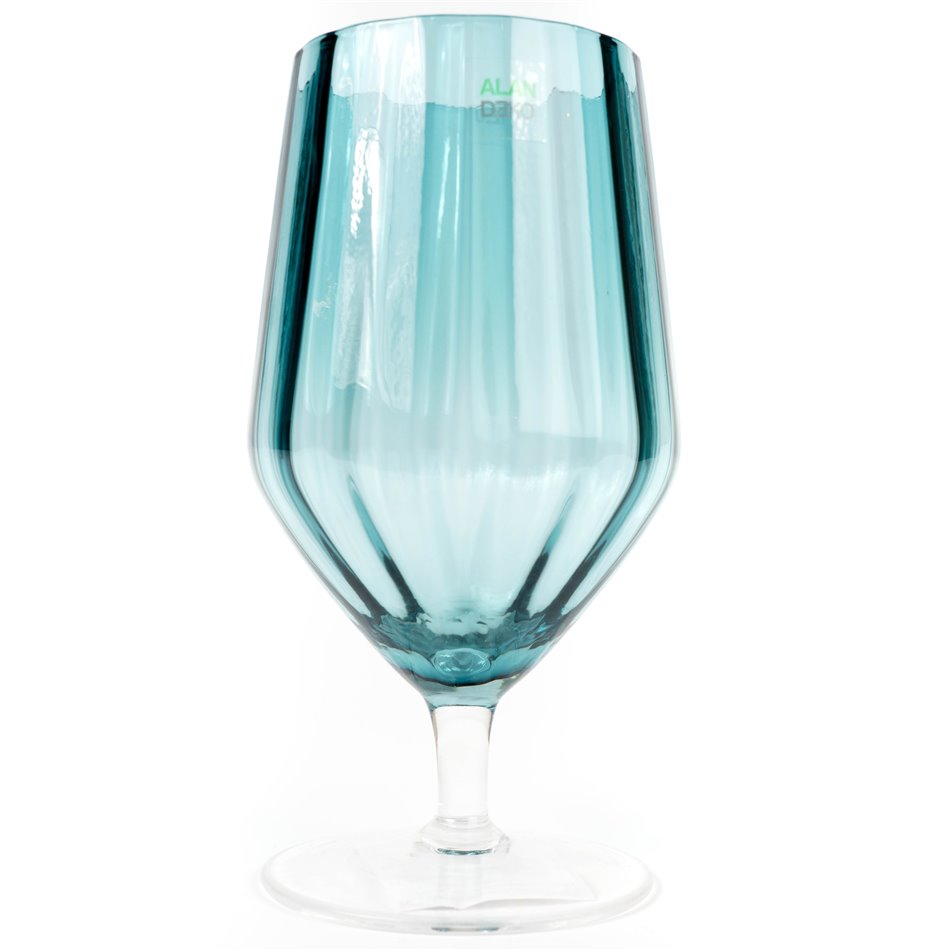 Wine glass Senise, blue, 500ml, H17cm D9cm