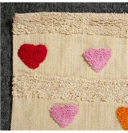 Rug Heart, cotton, 120x170cm