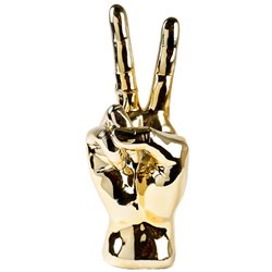 Decor Hands in plated, 15.5x13x37cm