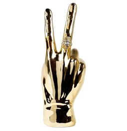 Dekoratsioon Hands in plated, 15.5x13x37cm