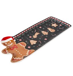 Тарелка сервировочная Пряники, 36х16см