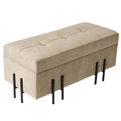 Pink Fabro S, taupe, 73x35x33cm