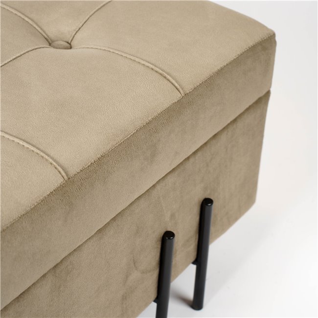 Pink Fabro S, taupe, 73x35x33cm