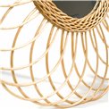 Mirror Rose Gwenn, rattan, D58cm