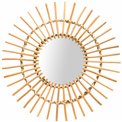 Mirror Sun Jane, rattan, D58cm